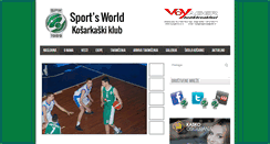 Desktop Screenshot of kksportsworld.com