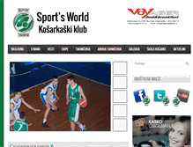 Tablet Screenshot of kksportsworld.com